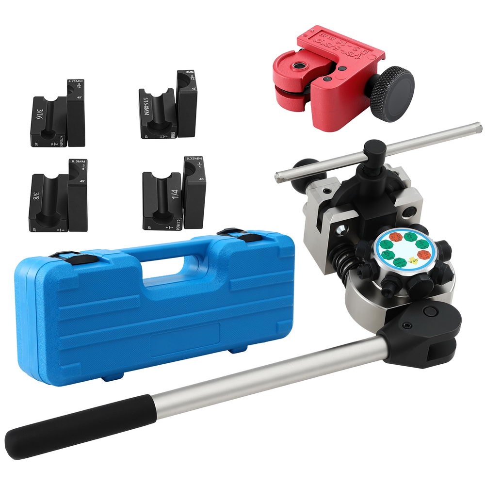 Giantz 45° Brake Line Flaring Tool Kit for 3/16-3/8" Tubing with Cutter"