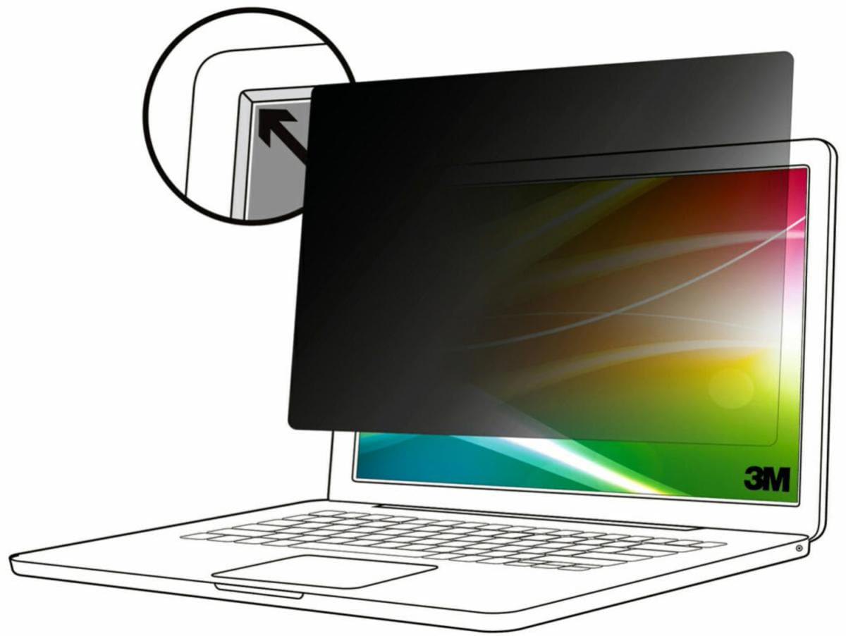 3M BP140W1B Bright Privacy Filter 14"