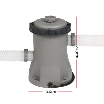 Bestway Pool Pump Cartridge Filter 330GPH 1249L/H Flowclear Filters Cleaner