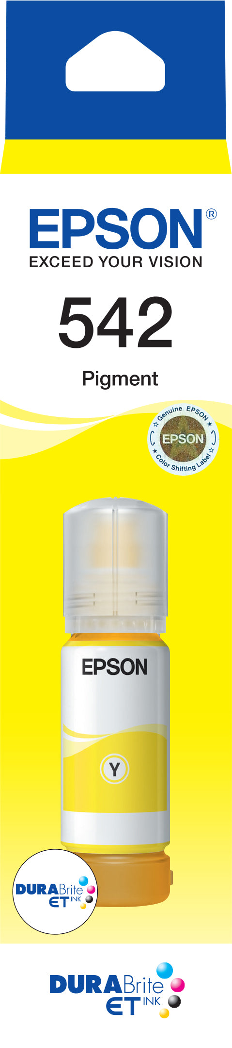 EPSON T542 DURABRITE ECOTANK YELLOW INK ET-5150 ET-5170 ET-5800 ET-16600