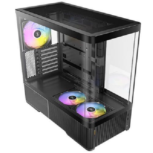 Antec C6 Curve ARGB, Mid Tower ATX case, tempered glass, 3 ARGB PWM fans, USB-C