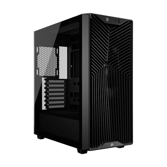 Corsair 3200D RS Mid-Tower PC Case - Black, ATX mATX ITX, TG panel, 400mm GPU