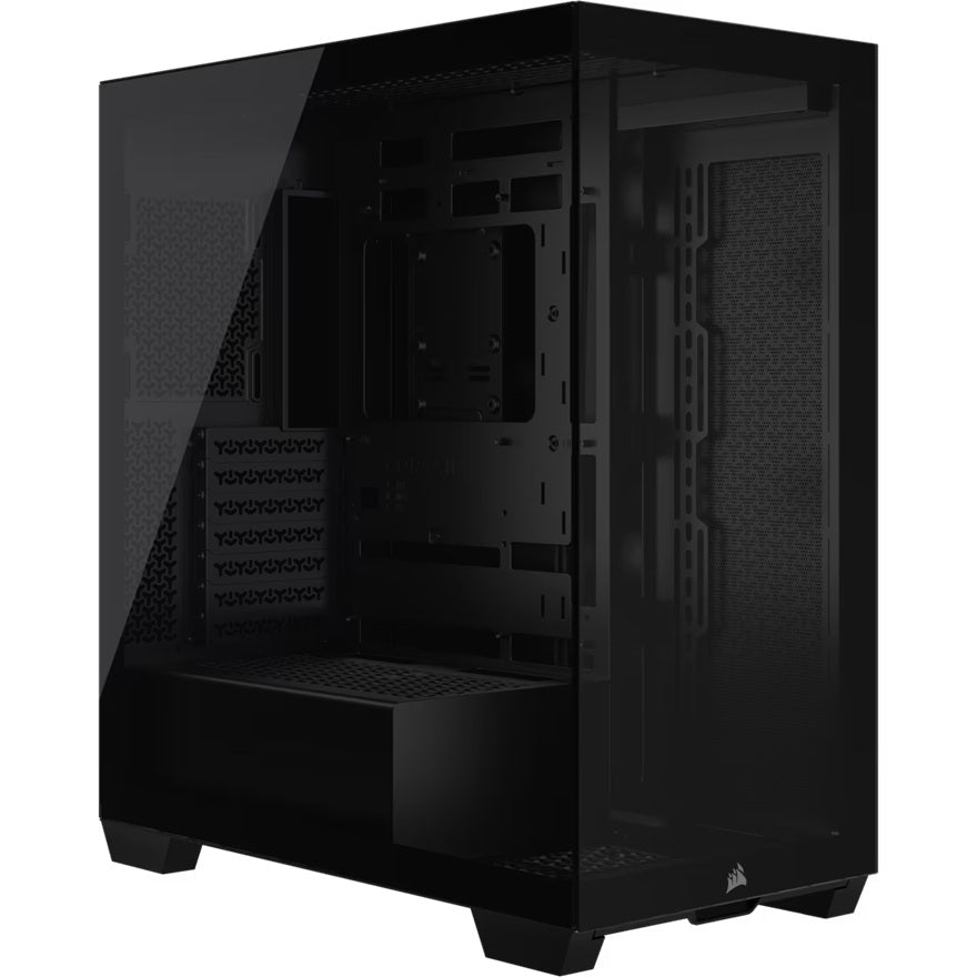 Corsair 3500X Mid-Tower PC Case, Black – 506×240×460mm, ATX/E-ATX, 425mm GPU, 170mm CPU, 360 rad side/top, TG panel, USB-C, 7+4 slots, 2 yr wty
