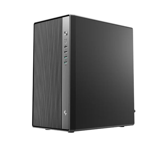 DeepCool CC310 Mid Tower Micro ATX Case, 1 Pre-installed Fan, 2×USB 3.0, 2×USB