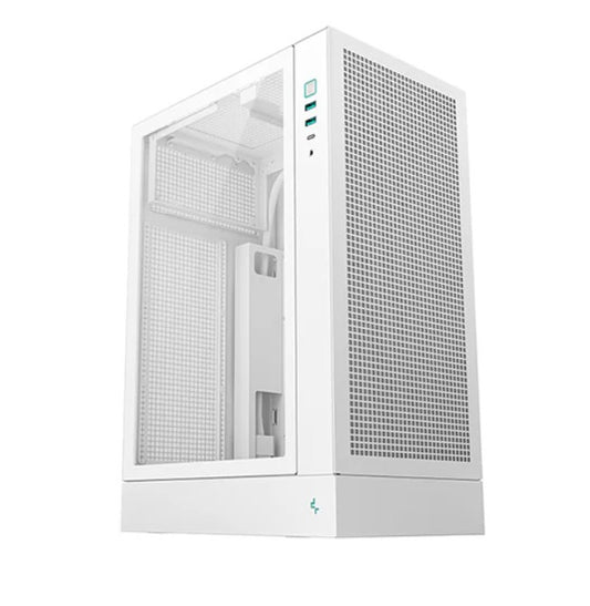 DeepCool CH170 PLUS WH Vertical Micro-ATX Compact Case, USB3.0×2, Gen2 Type-C