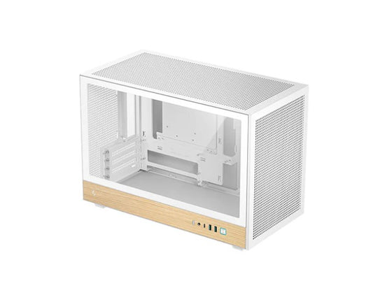 DeepCool CH260 Wood White High Airflow Compact Micro-ATX Wood Grain