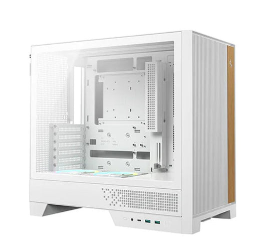 DeepCool CL600 WH High Airflow Compact ATX Case, Two Pre‑Installed