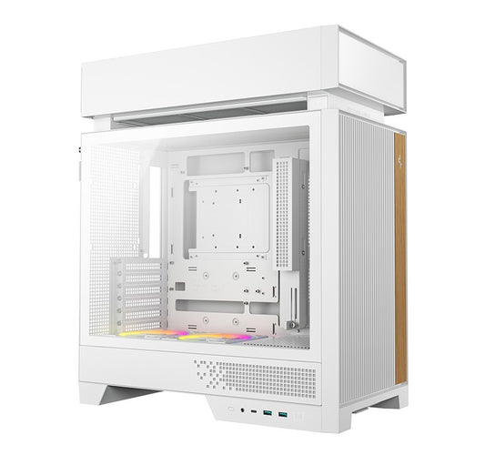 DeepCool CL660 White Innovative Compartmentalized Optimized ATX Case
