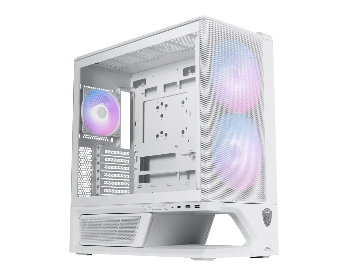 MSI MPG VIXTA 300R AIRFLOW PZ - WHITE, Mid-tower case with mesh front, 3 ARGB