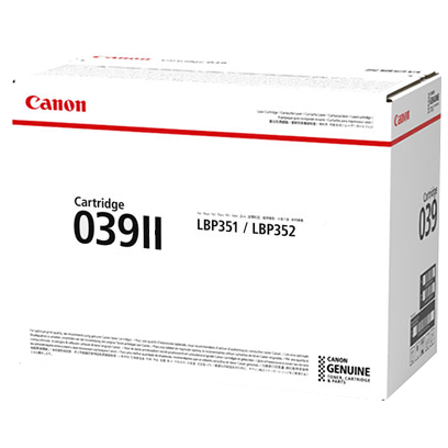 CANON CART039II HIGH YIELD BLACK CARTRIDGE FOR LBP351X LBP352X 25K