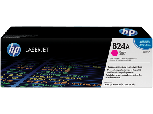 HP 824A MAGENTA TONER 21000 PAGE YIELD FOR CLJ CP6015