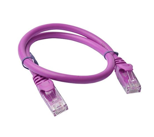 8Ware CAT6 Cable 0.25m - Purple Premium RJ45 Ethernet Network LAN UTP Patch