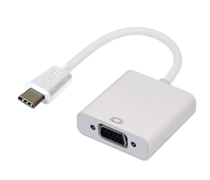 Astrotek Thunderbolt USB 3.1 Type C (USB-C) to VGA Adapter Converter Male to