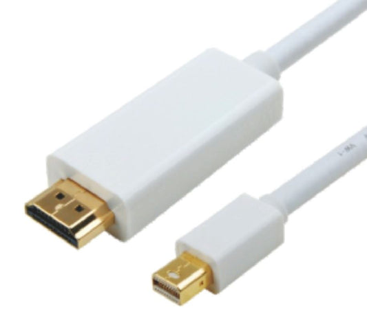 Astrotek Mini DisplayPort DP to HDMI Cable 2m - 20 pins Male to 19 pins Male