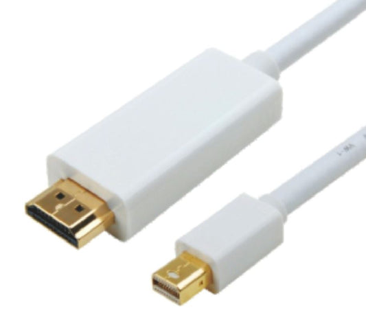 Astrotek Mini DisplayPort DP to HDMI Cable 5m - 20 pins Male to 19 pins Male
