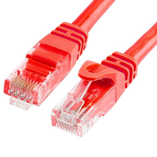 Astrotek CAT6 Cable 25cm/0.25m - Red Color Premium RJ45 Ethernet Network LAN UTP Patch Cord 26AWG  CU Jacket