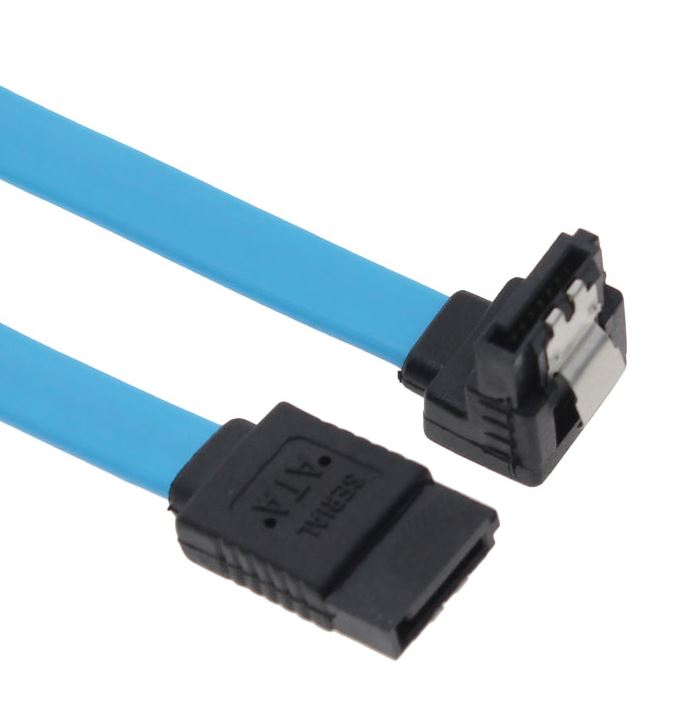 Astrotek SATA 3.0 Data Cable 50cm Male to Male 180 to 90 Degree with Metal Lock