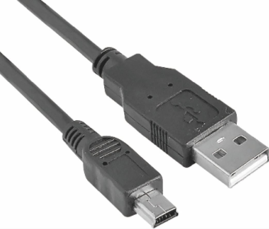 Astrotek USB 2.0 Cable 30cm - Type A Male to Mini B 5 pins Male Black Colour