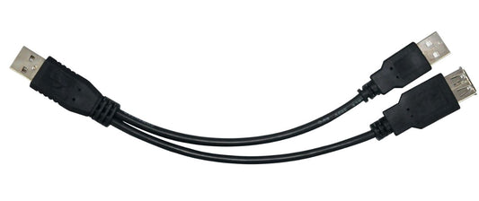 Astrotek USB 2.0 Y Splitter Cable 30cm - Type A Male to Type A Male + Type A