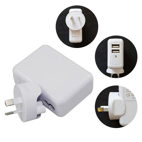 Astrotek USB Travel Wall Charger AU Power Adapter Plug 12W 5V 2.1A 100V-240V 2