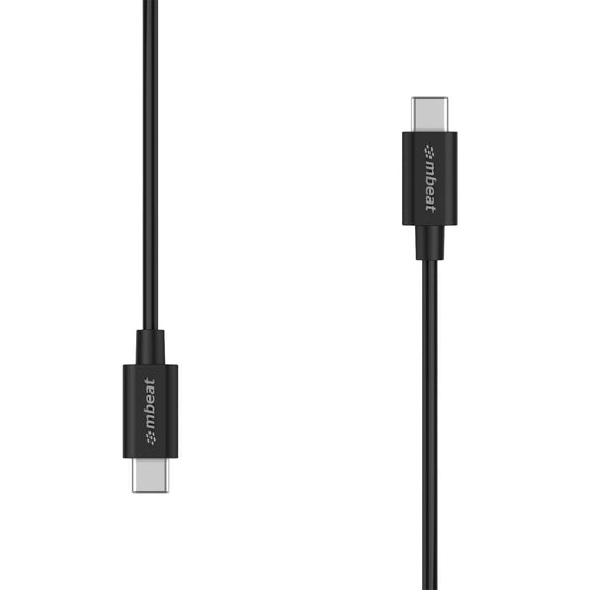 mbeatÂ® Prime 1m USB-C to USB-C 2.0 Charge And Sync Cable High Quality/Fast Charge for Mobile Phone Device Samsung Galaxy Note 8 S8 9 Plus LG Huawei