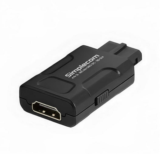 (LS)Simplecom CM461v2 HDMI Adapter Composite AV and S-Video to HDMI Converter