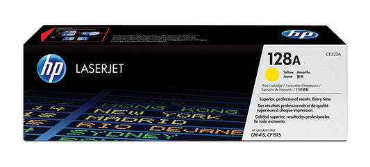 HP 128A YELLOW TONER 1.3K FOR CLJ PRO CP1525 CM1415