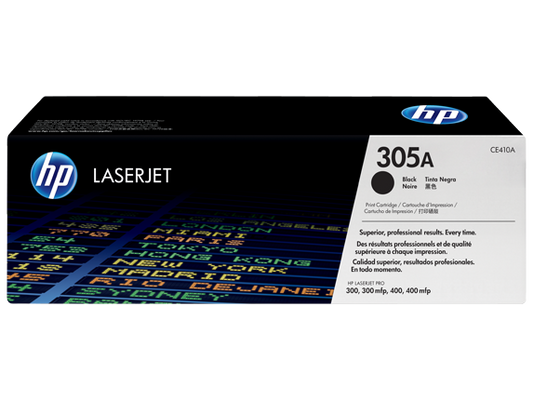 HP 305A BLACK TONER 2200 PAGE YIELD FOR M451 M375 M475