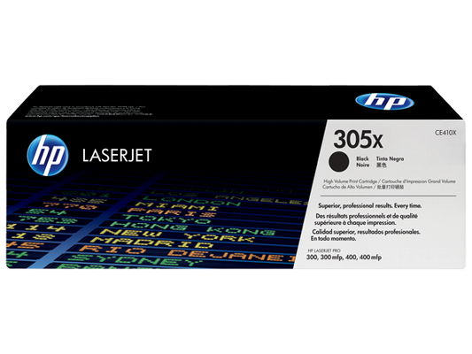 HP 305X BLACK TONER 4000 PAGE YIELD FOR M451 M375 M475