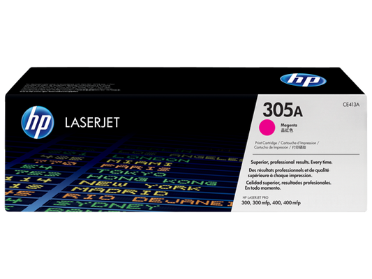 HP 305A MAGENTA TONER 2600 PAGE YIELD FOR M451 M375 M475