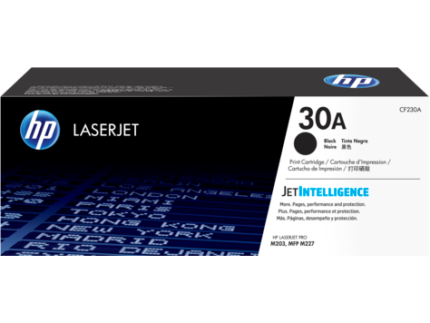 HP 30A BLACK LASERJET TONER CARTRIDGE 1.6K FOR LJ PRO M203 M227