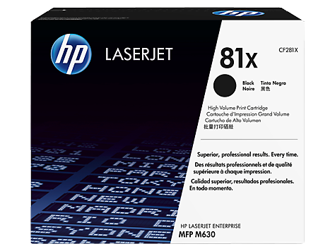 HP 81X BLACK LASERJET TONER CARTRIDGE