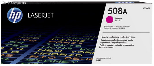 HP 508A MAGENTA LASERJET TONER CARTRIDGE
