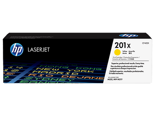 HP 201X YELLOW LASERJET TONER CARTRIDGE