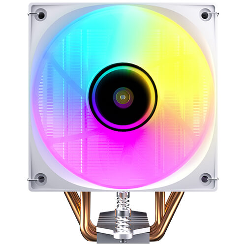 Antec F400 ARGB - White, 120mm ARGB PWM Fan, 4 Copper Heat Pipes, 205W TDP