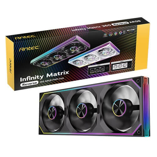 Antec IM 360R ARGB - Black, 360mm PWM, 800–1800RPM, 134.9CFM, 1.34mmAq