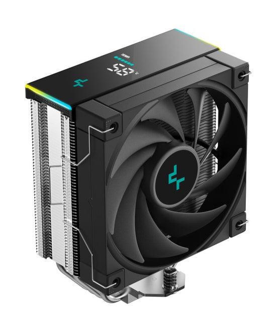 DeepCool AK400 Digital SE CPU Cooler, Status Display, ARGB LED Strips, 4x Heat