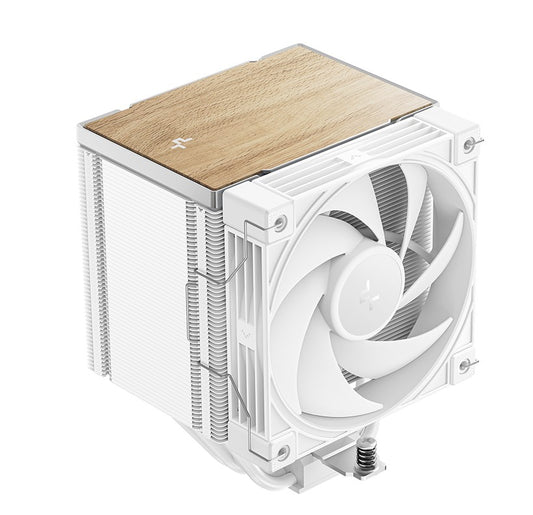 DeepCool AK500 G2 WH Wood Grain Top Cover CPU Cooler, 5 Heat Pipes, 4-pin PWM