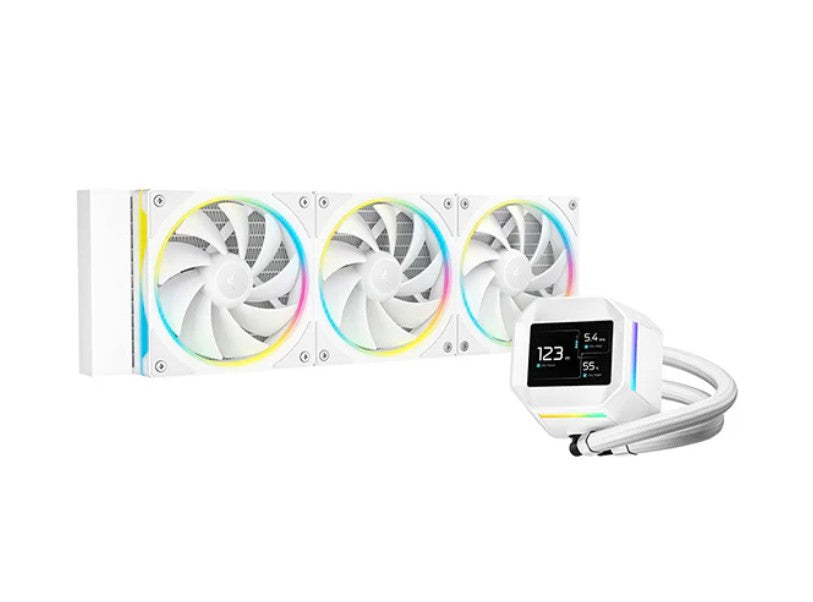 DeepCool LM360 ARGB Liquid Cooler Mini LCD Screen, 2.4' IPS, 320×240 Resolution