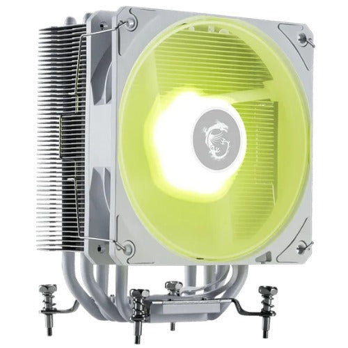MSI MAG COREFROZR AA13 - Wihite, CPU Air Cooler, 120mm ARGB Fan, 4× 6mm Heat