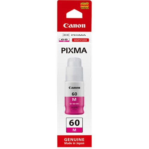 GI60M MAGENTA 70ML INK BOTTLE FOR PIXMA ENDURANCE G6060 G6065