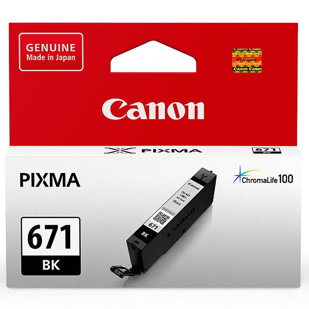 CANON CLI671BK BLACK INK TANK FOR MG5760BK MG6860 M7760
