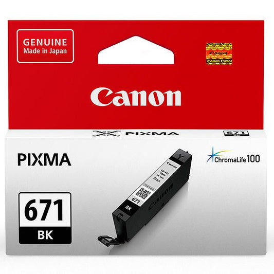 CANON CLI671BK BLACK INK TANK FOR MG5760BK MG6860 M7760