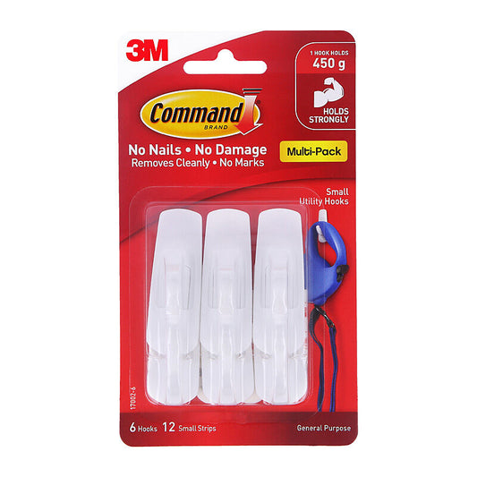 Command CMD 17002-6 Hooks Pk6 Bag4