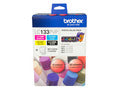 Brother LC-133 Photo Value Pack 1X Black 1XCyan 1XMagenta 1XYellow + 40 Sheets Photo Paper