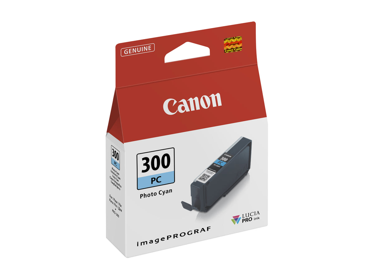 Canon PFI300 Ph Cyan Ink Tank