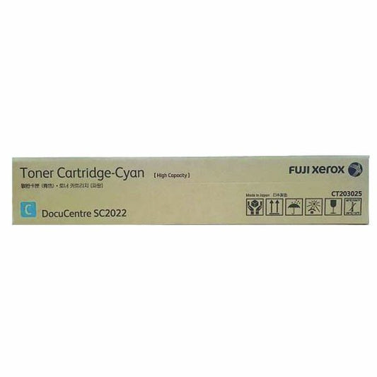 FujiFilm Fuji Xerox SC2022 CT203025 Cyan High Yield Toner 14.4K