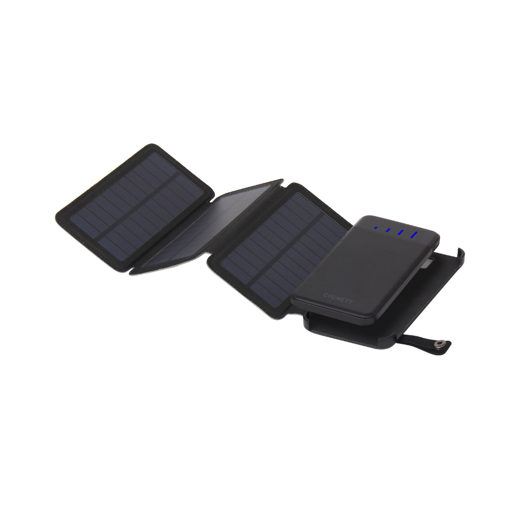 Cygnett ChargeUp Explorer 8000mAh (8K) Power Bank w/Detachable Solar Panels &