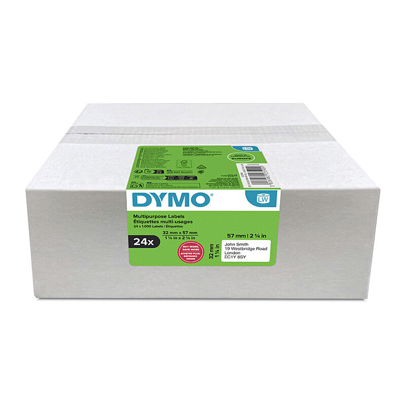 Dymo LW Multi Lbl 32x57mm Pk24
