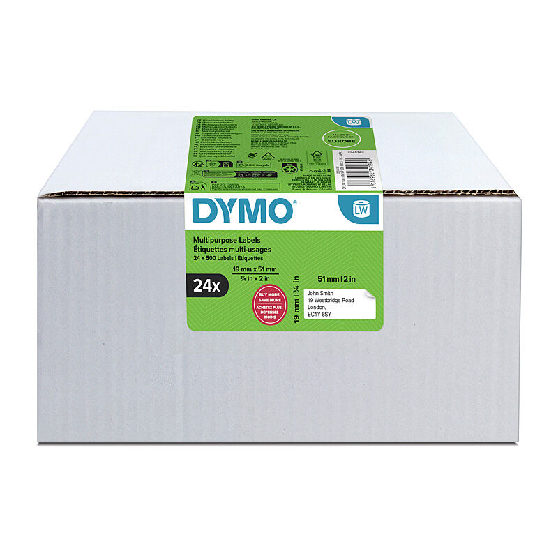 Dymo LW Multi Lbl 19x51mm Pk24